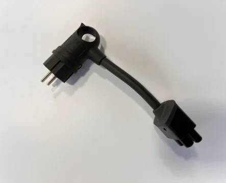 Адаптер, перехідник на 16А для оригінальної зарядки Tesla Mobile Connector Gen2, БЕЗ ЗАЗЕМЛЕННЯ.
