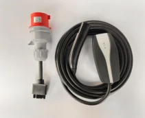 Комплект : Оригінальна зарядка Tesla Mobile Connector Gen2, 32A, USA, (нова) + адаптер 32А (червоний).
