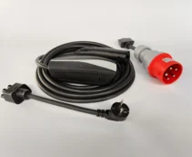 Комплект : Оригінальна зарядка Tesla Mobile Connector Gen2, 32A, USA, (вживана) + адаптер 32А (червоний) + адаптер 16А.