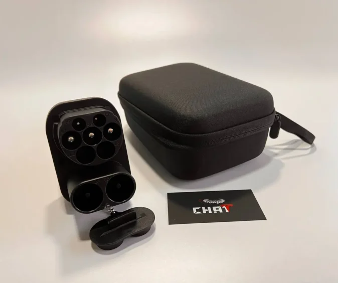 Адаптер ССS2 + Type2 (250кВт) для швидкісної зарядки Tesla CYBERTRUCK